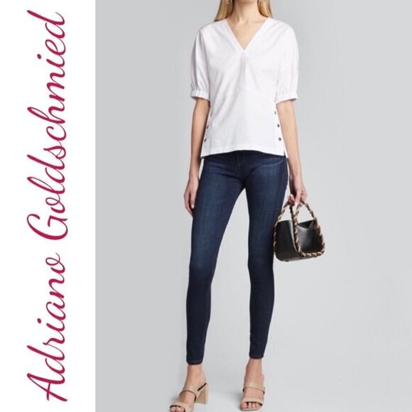 ADRIANO GOLDSCHMIED The Farrah High Rise Skinny Stretchy Jeans, Size 27 - Picture 3 of 14